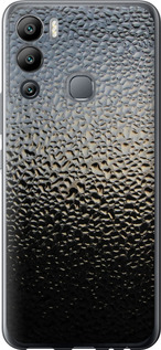 Чехол на Infinix Hot 12i Мокрое стекло 245u-2863 (Серый)