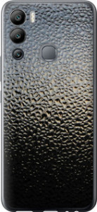 Чехол на Infinix Hot 12i Мокрое стекло 245u-2863 (Серый)