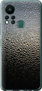 Чехол на Infinix Hot 11S Мокрое стекло 245u-2757 (Серый)