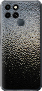 Чехол на Infinix Smart 6 Мокрое стекло 245u-2758 (Серый)