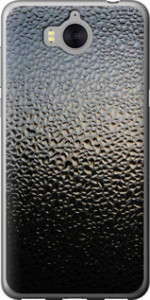Чехол на Huawei Y5 2017 Мокрое стекло 245t-992 (Серый)