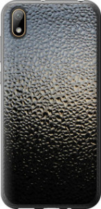 Чехол на Huawei Y5 2019 Мокрое стекло 245t-1695 (Серый)