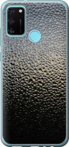 Чехол на Huawei Honor 9A Мокрое стекло 245u-1900 (Серый)