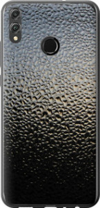 Чехол на Huawei Honor 8X Мокрое стекло 245t-1596 (Серый)