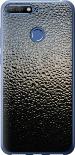 Чехол на Huawei Honor 7C Мокрое стекло 245t-1411 (Серый)