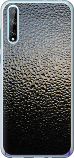 Чехол на Huawei P Smart S Мокре скло 245u-1813 (Сірий)