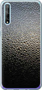 Чехол на Huawei P Smart S Мокре скло 245u-1813 (Сірий)