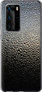 Чехол на Huawei P40 Pro Мокрое стекло 245t-1839 (Серый)