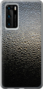 Чехол на Huawei P40 Мокрое стекло 245u-1840 (Серый)