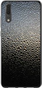 Чехол на Huawei P20 Мокрое стекло 245u-1396 (Серый)