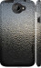 Чехол на HTC One X+ Мокрое стекло 245c-69 (Серый)