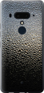 Чехол на HTC U12 Plus Мокрое стекло 245u-1712 (Серый)