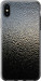 Чехол на iPhone X Мокрое стекло 245t-1050 (Серый)