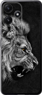 Чехол на Xiaomi Redmi 12 5G Лев 1080u-3194 (Черный)