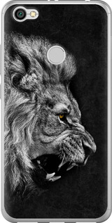 Чехол на Xiaomi Redmi Note 5A Prime Лев 1080u-1063 (Черный)