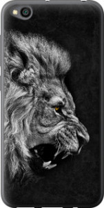 Чехол на Xiaomi Redmi Go Лев 1080u-1667 (Чорний)