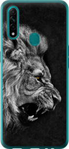 Чехол на Oppo A31 Лев 1080t-1074 (Черный)