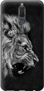 Чохол на Huawei Mate 10 Lite Лев 1080t-1240 (Чорний)