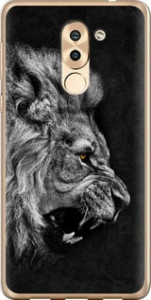 Чехол на Huawei Honor 6X Лев 1080u-460 (Черный) для Huawei Honor GR5 2017