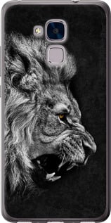 Чохол на Huawei Honor 5C Лев 1080t-356 (Чорний)