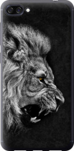 Чехол на Asus ZenFone 4 Max ZC520KL Лев 1080u-1242 (Черный)