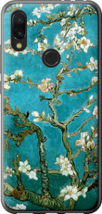 Чехол на Xiaomi Redmi 7 Винсент Ван Гог. Сакура 841t-1669 (Голубой) для Xiaomi Redmi Y3