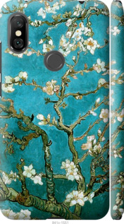 Чехол на Xiaomi Redmi Note 6 Pro Винсент Ван Гог. Сакура 841m-1551 (Голубой)