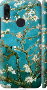 Чехол на Xiaomi Redmi Note 7 Винсент Ван Гог. Сакура 841m-1639 (Голубой) для Xiaomi Redmi Note 7