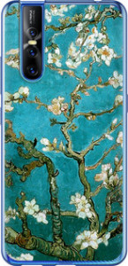 Чехол на Vivo V15 pro Винсент Ван Гог. Сакура 841t-1763 (Голубой)