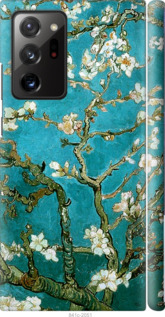 Чехол на Samsung Galaxy Note 20 Ultra Винсент Ван Гог. Сакура 841m-2051 (Голубой)
