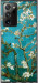 Чехол на Samsung Galaxy Note 20 Ultra Винсент Ван Гог. Сакура 841t-2051 (Голубой)