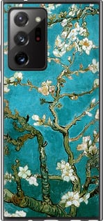Чехол на Samsung Galaxy Note 20 Ultra Винсент Ван Гог. Сакура 841u-2051 (Голубой)
