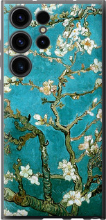 Чехол на Samsung Galaxy S23 Ultra Винсент Ван Гог. Сакура 841u-2906 (Голубой)