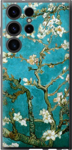 Чехол на Samsung Galaxy S23 Ultra Винсент Ван Гог. Сакура 841u-2906 (Голубой)