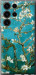 Чехол на Samsung Galaxy S23 Ultra Винсент Ван Гог. Сакура 841u-2906 (Голубой)