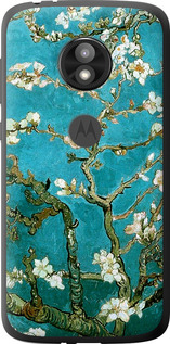 Чехол на Motorola Moto E5 Play Винсент Ван Гог. Сакура 841u-1429 (Голубий)