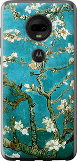 Чехол на Motorola Moto G7 Винсент Ван Гог. Сакура 841u-1614 (Голубой)