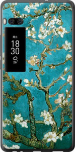 Чохол на Meizu Pro 7 Plus Ван Гог. Сакура 841u-1131 (Голубий)