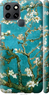 Чехол на Infinix Smart 6 Винсент Ван Гог. Сакура 841m-2758 (Голубий)
