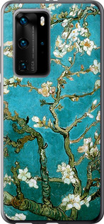 Чехол на Huawei P40 Pro Винсент Ван Гог. Сакура 841t-1839 (Голубой)