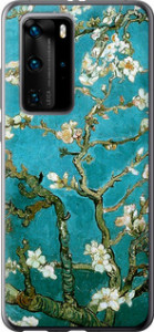 Чехол на Huawei P40 Pro Винсент Ван Гог. Сакура 841t-1839 (Голубой)