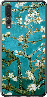Чехол на Huawei P20 Pro Винсент Ван Гог. Сакура 841t-1470 (Голубой)