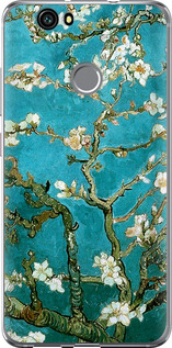 Чохол на Huawei Nova Ван Гог. Сакура 841u-439 (Голубий)