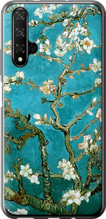 Чехол на Huawei Nova 5T Винсент Ван Гог. Сакура 841u-1833 (Голубой)