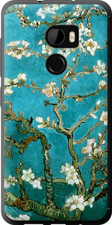 Чохол на HTC One X10 Вiнсент Ван Гог. Сакура 841u-995 (Голубий)