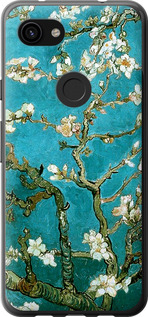 Чехол на Google Pixel 3a XL Винсент Ван Гог. Сакура 841t-1713 (Голубой)
