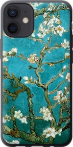 Чехол на iPhone 12 Mini Винсент Ван Гог. Сакура 841u-2071 (Голубий)