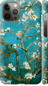 Чехол на iPhone 12 Pro Max Винсент Ван Гог. Сакура 841m-2054 (Голубой)