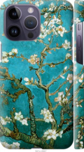 Чехол на iPhone 14 Pro Max Винсент Ван Гог. Сакура 841m-2667 (Голубий)