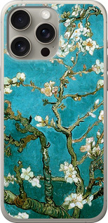 Чехол на iPhone 15 Pro Max Винсент Ван Гог. Сакура 841u-3098 (Голубой)